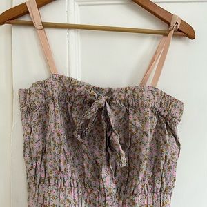 J Crew floral liberty mini dress